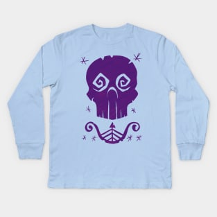 Skull Page Kids Long Sleeve T-Shirt